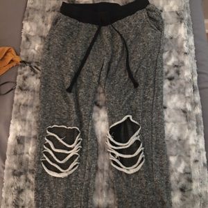 ripped sweatpants